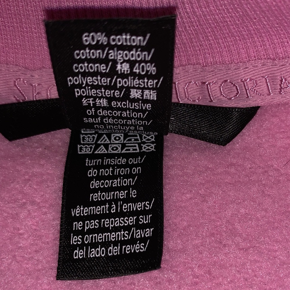 Victoria's Secret Pink Fleece Sweatshirt and pant set New sz small - Picture 16 of 16